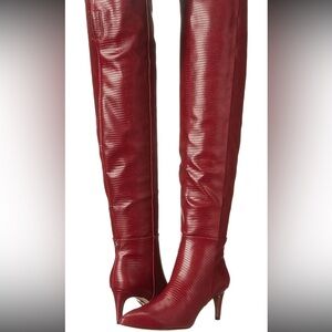 Sam Edelman Ursula Red Over-the-Knee Boots
